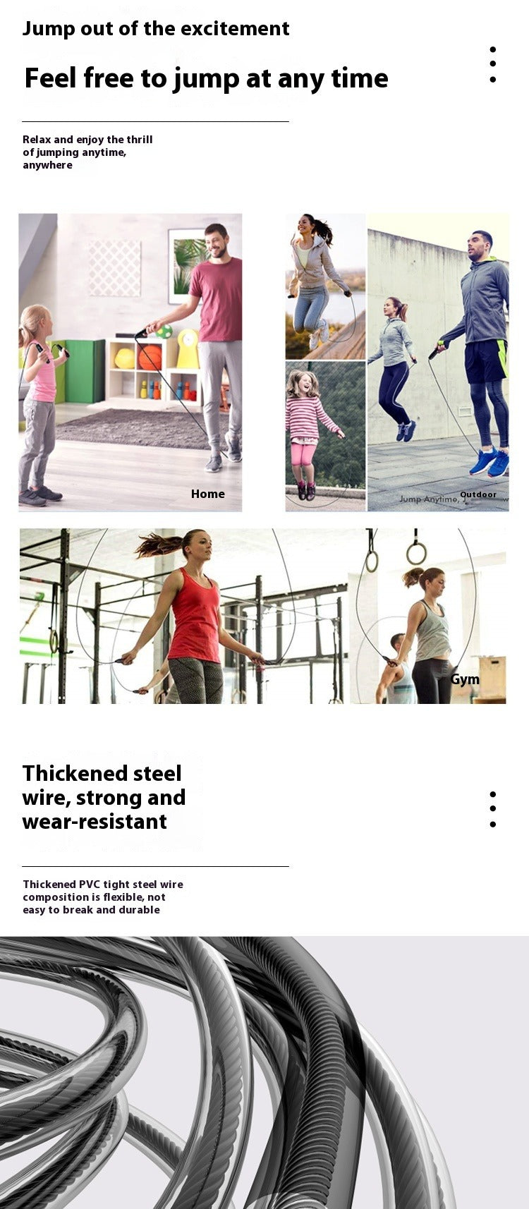 Fitness Sports Training Jump Rope