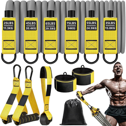 Home Stretching Resistance Band Set